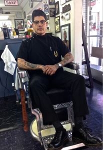 Omar Romero, Vinny's Barbershop, LA