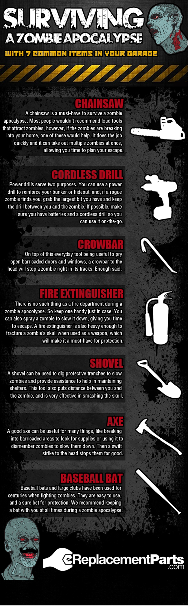 Zombie Attack Hacks - Infographic