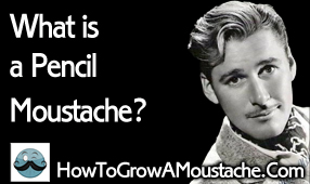 What is a Pencil Moustache?