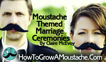 Moustache Themed Marriage Ceremonies