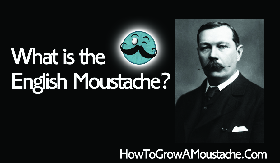 What is The English Moustache style?