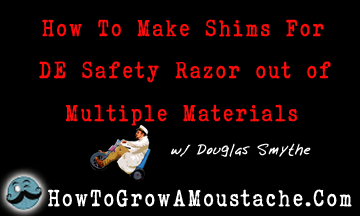 How To Make Shims For DE Safety Razor (Using Multiple Material)